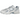 New Balance 530 Grey Matter Sea Blue baskets en vue latérale avec une tige en mesh gris, des details bleus et une semelle blanche