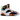 Air Jordan 7 Retro 'Miro' 2026 baskets vue sous un angle avec une tige multicolore, des lacets noirs et une semelle blanche