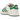 Adidas Campus 00s Core White Green baskets de profil avec tige en daim blanc et détails verts