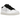 Nike Dunk Low CLOT Fragment White baskets en vue sous angle avec une tige blanche, des details noirs et des lacets