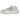 New Balance 9060 Sea Salt Leopard Print baskets en vue sous angle avec empeigne claire, details léopard et semelle épaisse