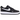 Nike Air Force 1 Low '07 LV8 Carbon Fiber Swoosh Black White baskets de profil avec une tige en cuir noir et un swoosh en carbone