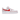 Nike Air Force 1 Low '07 QS Valentine's Day Love Letter baskets en profil latéral avec un swoosh rouge et une tige en cuir blanc