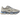 New Balance Abzorb 2000 Grey Matter Timberwolf baskets en vue laterale avec du mesh gris et du daim et logo N.