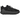 UGG CapTrail Low Black baskets en vue laterale avec une tige noire, des lacets et une semelle robuste