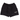 Fear of God Essentials Classic Sweatshort Jet Black baskets profil lateral en coton noir avec taille elastique et logo blanc
