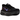 Nike Vomero Premium Black Sapphire Rose baskets en profil latéral avec mesh noir et détails rose et bleu sur la semelle