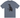 Stussy Big And Meaty Pigment Dyed Tee Navy baskets t-shirt vue de face en bleu marine avec motif graphique sur la poitrine et coupe classique