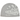 Broken Planet Logo Nylon Beanie Heather Grey baskets vue de face en nylon gris avec le logo Broken Planet emblématique brodé sur le devant