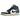 Jordan 1 Mid SE Oxidized Green baskets dans un profil latéral classique avec une tige en cuir blanc et vert