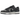 Nike Dunk Low Harris Tweed White Black Multi baskets en vue laterale avec une tige en cuir blanc, des details en tweed noir et multicolore et des lacets