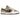 Nike Dunk Low Pegasus Pack Linen Phantom baskets vue sous un angle avec du cuir beige clair, des lacets blancs et une semelle