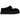 UGG Bea Mary Jane Black baskets en vue laterale elegante avec une tige en cuir noir, une bride classique et une semelle plate