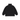 Carhartt Danville Jacket Black / White baskets de face avec un design noir et blanc et une fermeture éclair