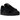 Adidas Superstar II Core Black baskets en vue laterale avec tige en cuir noir, 3-stripes blanches et embout classique en caoutchouc