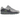 Nike Air Max 90 Premium Light Smoke Grey Volt baskets vue de profil avec empeigne grise, lacets clairs et swoosh vert fluo