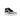 Nike Air Force 1 Flyknit 2 Black Pure Platinum baskets de profil avec une empeigne en flyknit noir et blanc et une semelle blanche