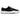 Maison Mihara Yasuhiro Baker OG Sole Canvas Low Black baskets en vue laterale avec une tige en toile noire et une semelle fondue blanche