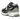 New Balance 2002R Black Sea Salt Gold Metallic baskets de profil avec une empeigne noire et des accents dorés
