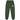 Corteiz 5 Starz Bottoms Green baskets vue de face avec détail étoile iconique, matière textile verte et cordons ajustables