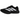 Adidas Adizero Evo SL Black White baskets en vue latérale avec une tige noire et blanche, des lacets et une semelle