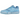 New Balance 0.01 MSFTSrep Washed Blue baskets de profil avec une empeigne bleue délavée, des lacets et une semelle