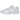 Nike V5 RNR White Black Metallic Silver baskets de profil avec une tige blanche et des details argent metallique