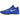 Nike Kobe 5 Protro Dodgers baskets en vue sous angle avec empeigne blanche et bleue, détails noirs et lacets classiques