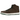Nike SB Dunk High Baroque Brown Vegan Leather baskets en vue laterale avec cuirvegan marron et semelle blanche