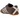 Adidas Tokyo Earth Strata Off White baskets en vue laterale avec une tige marron et des details blancs