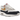 Nike Air Max 1 Olympic baskets en profil lateral classique avec une empeigne blanche, un garde-boue rouge et un swoosh bleu