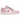 Jordan 1 Low Iced Carmine White baskets en vue sous angle avec une tige en cuir blanc et rouge, des lacets rouges et une semelle blanche