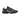 Nike Air Max Dn Black Metallic Silver Red baskets en vue laterale avec une tige noire, des details argent metallique et des unites Air rouges