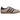 Adidas Gazelle Indoor Wonder Taupe Night Indigo baskets en vue sous un angle avec tige en daim marron et détails bleus