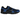 Nike Zoom Vomero 5 Black Court Blue baskets de profil avec une tige en mesh noir, des détails bleus et des lacets