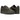 Nike Air Force 1 Low Kobe Bryant Forever Cargo Khaki baskets en profil latéral avec une tige en cuir kaki et un swoosh noir