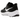 Nike Air Zoom Pegasus 39 Black White baskets en vue laterale avec une tige noire et une semelle blanche