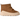 UGG Heritage Utility Mini Boot Chestnut Whitecap baskets de profil avec suède marron et semelle extérieure blanche