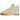 Jordan 4 Retro Birds of Paradise baskets en vue laterale avec lacets visibles, semelle intercalaire blanche et details classiques