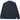 Carhartt Barrow Liner Storm Blue baskets en vue sous angle avec nylon matelassé bleu, col côtelé et fermeture éclair