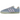 Adidas Samba OG Tactile Blue Ice Lavender baskets en vue laterale avec tige en cuir bleu, details lilas et semelle en gomme