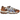 ASICS Gel-Cumulus 16 TOGA Brown Blue Pure Silver baskets profil latéral avec tige en mesh marron et bleu et détails argentés
