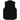 Carhartt WIP Classic Vest Black baskets vue de face en toile noire résistante avec fermeture éclair et col montant