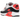 Nike Air Max 90 Infrared 3M baskets de profil avec une empeigne blanche, des details rouges, du cuir gris et une unite Air visible