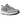 Nike Air Zoom Spiridon SP Metallic Silver Blue baskets en vue latérale avec une tige en mesh argenté métallisé et des détails bleus