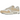 Nike Air Max 1 Light Orewood Brown baskets en vue laterale avec daim beige clair, semelle interieure blanche et unite Air