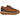 UGG CapTrail Low Chestnut baskets en vue sous angle avec tige en daim marron et lacets robustes