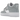 Nike Air Force 1 Low '07 Light Smoke Grey White baskets en vue laterale avec tige en cuir gris clair, swoosh blanc et semelle
