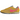 Nike LD-1000 SP Stussy Sanded Gold baskets vue de profil avec tige doreee et swoosh blanc