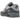 Nike Air Max 90 Premium Light Smoke Grey Volt baskets de profil avec une empeigne grise, une semelle interieure blanche et des details fluo